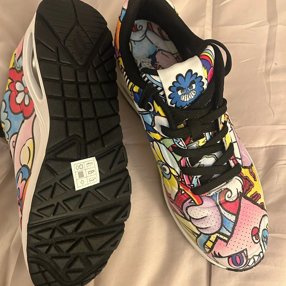 Skechers x VEXX Colorful Cartoon Graphic Sneakers - Picture 5 of 7